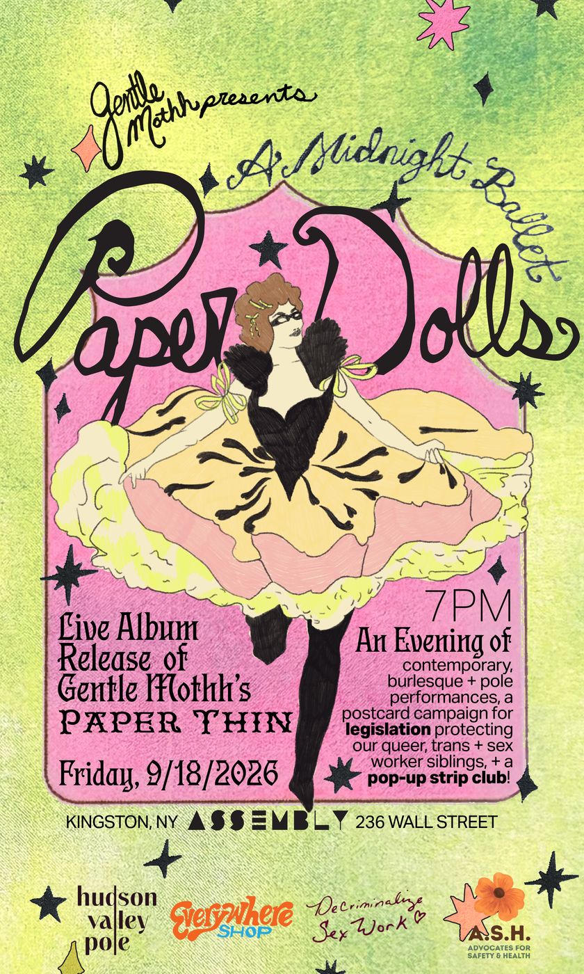 Poster for Paper Dolls: A Midnight Ballet at Assembly, September 18, 2026